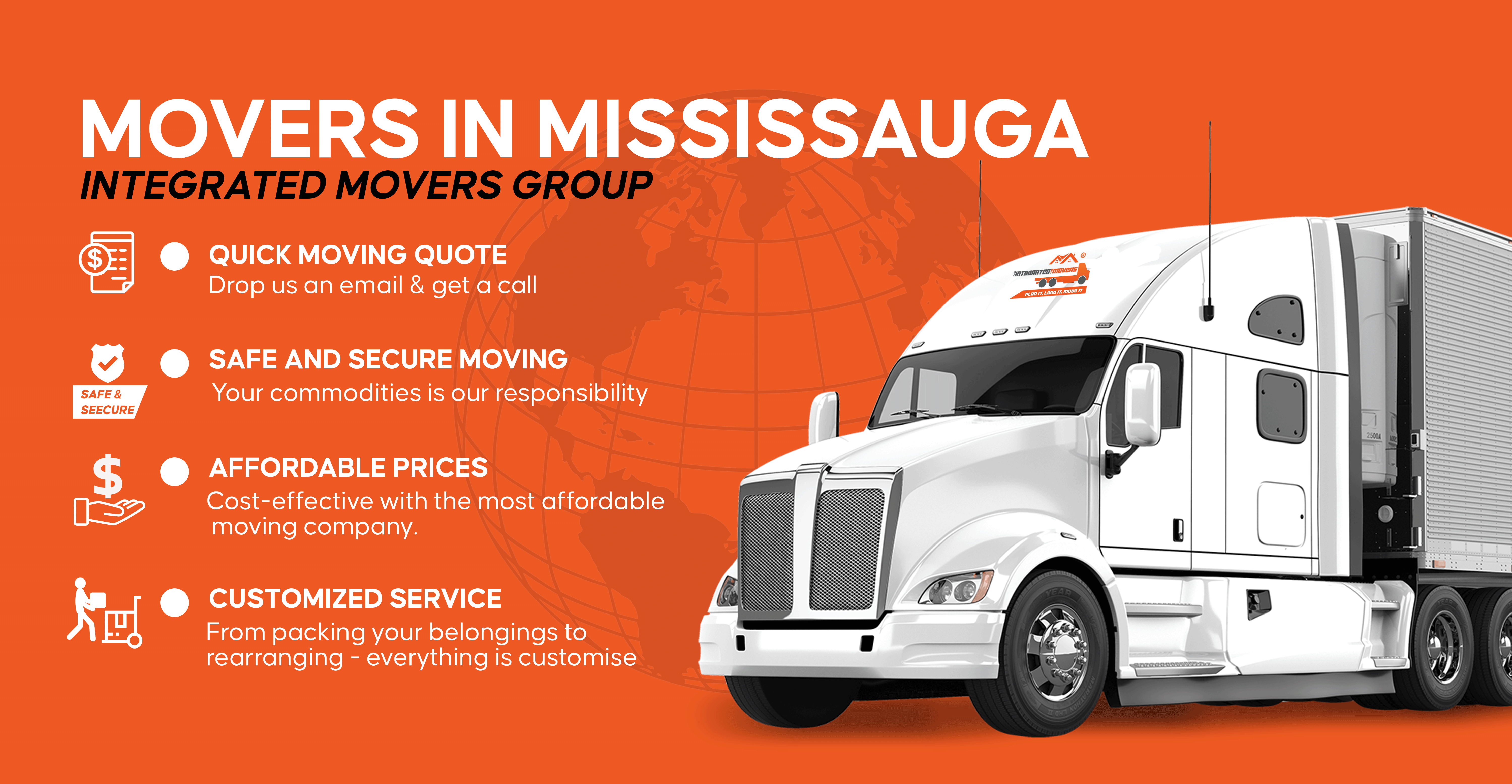 OFFICE & COMMERCIAL MOVERS Truck in Mississauga